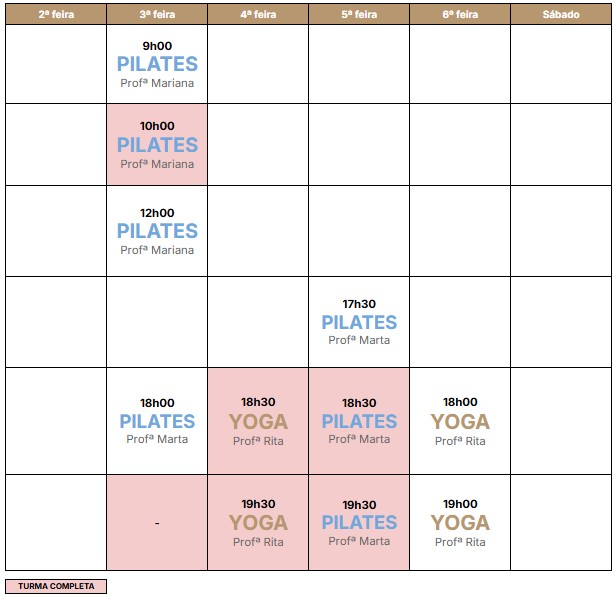 aulas de pilates e yoga na maia