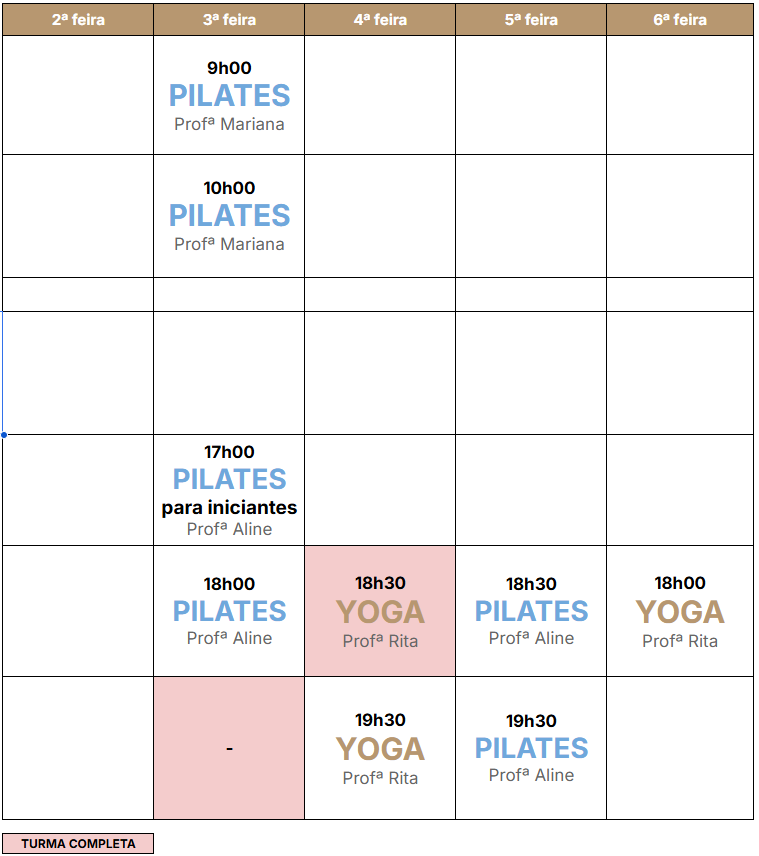 Aulas de Yoga e Pilates na Maia